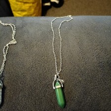 Cristel Green Drop On Silver