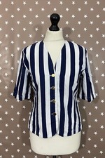 Striped Vintage Blouse Jacket