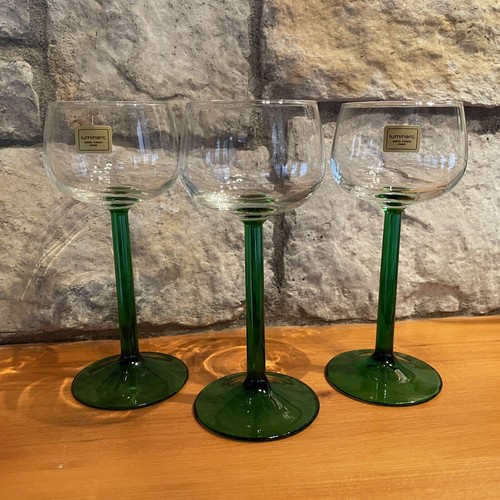 Vtg emerald green stemmed - vtg,